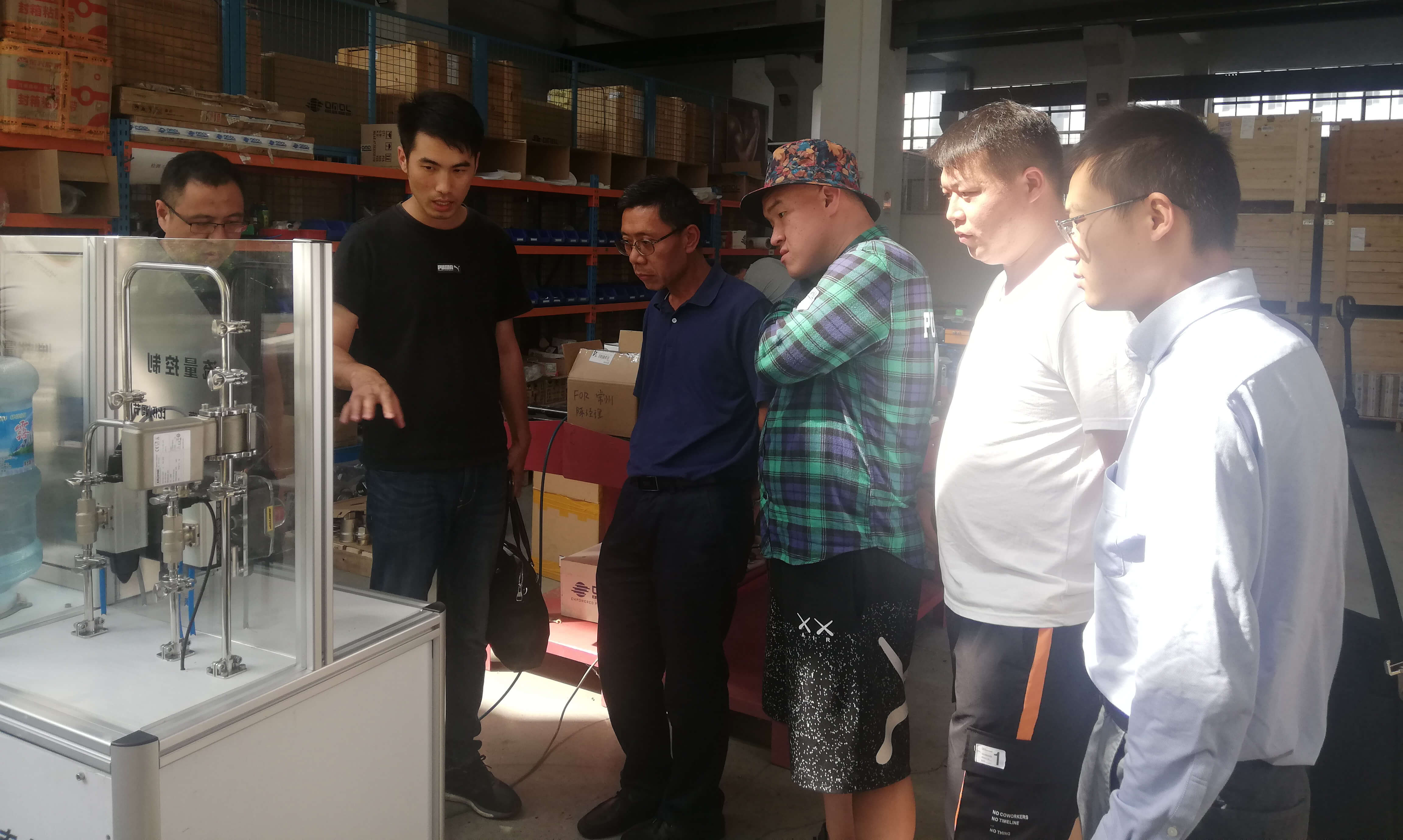 歡迎北京排水集團小紅門再生水廠蒞臨得銳自動化考察調研！